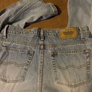 Vintage Todd Oldham jeans 7/33 light wash wise legged flared